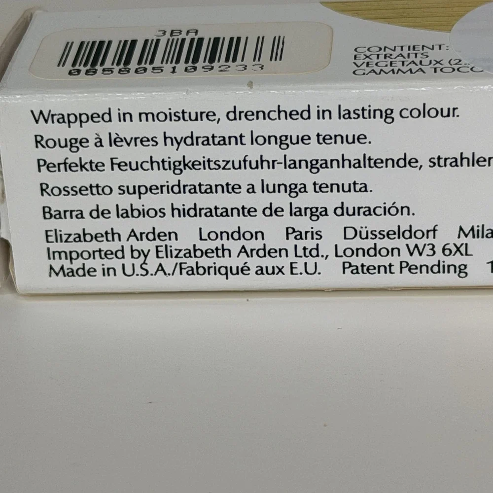 Elizabeth Arden Lip Spa Lipcolour Real Pink 123 Hydrating Lipstick 4g New in Box